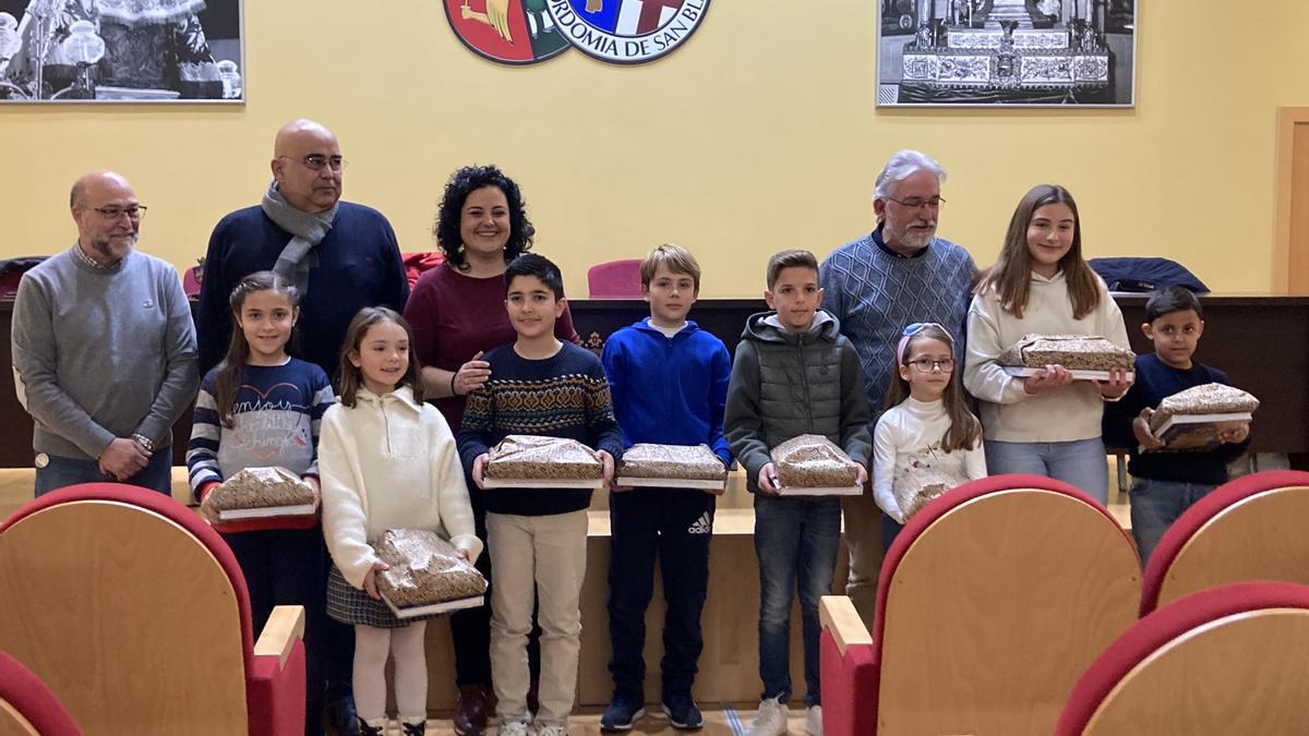 La entrega de los premios del concurso de cuentos Fiestas de San Blas.