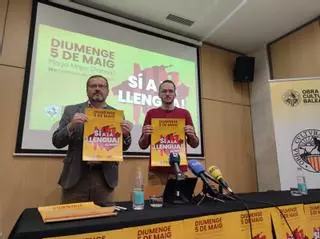 La OCB considera que la Diada per la Llengua del 5 de mayo será "un buen termómetro" de movilización social