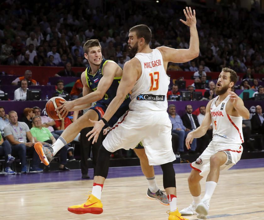 Semifinales del Eurobasket: España - Eslovenia