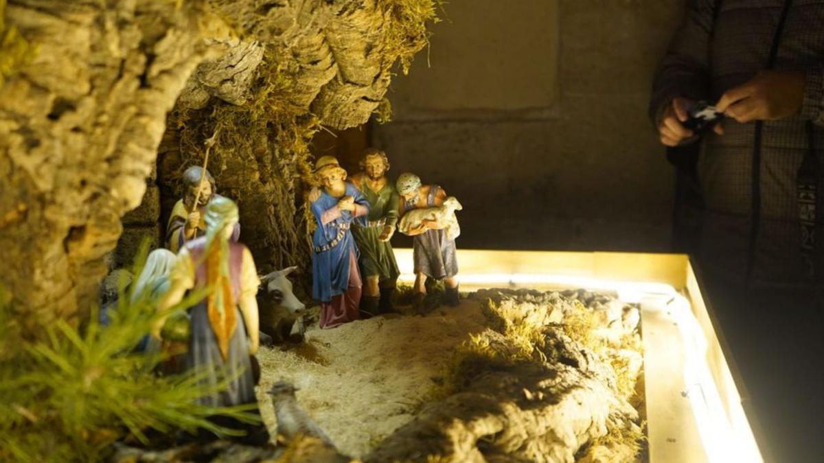 Bendición del Belén de la Hermandad de Jesús Yacente en Santa María La Nueva