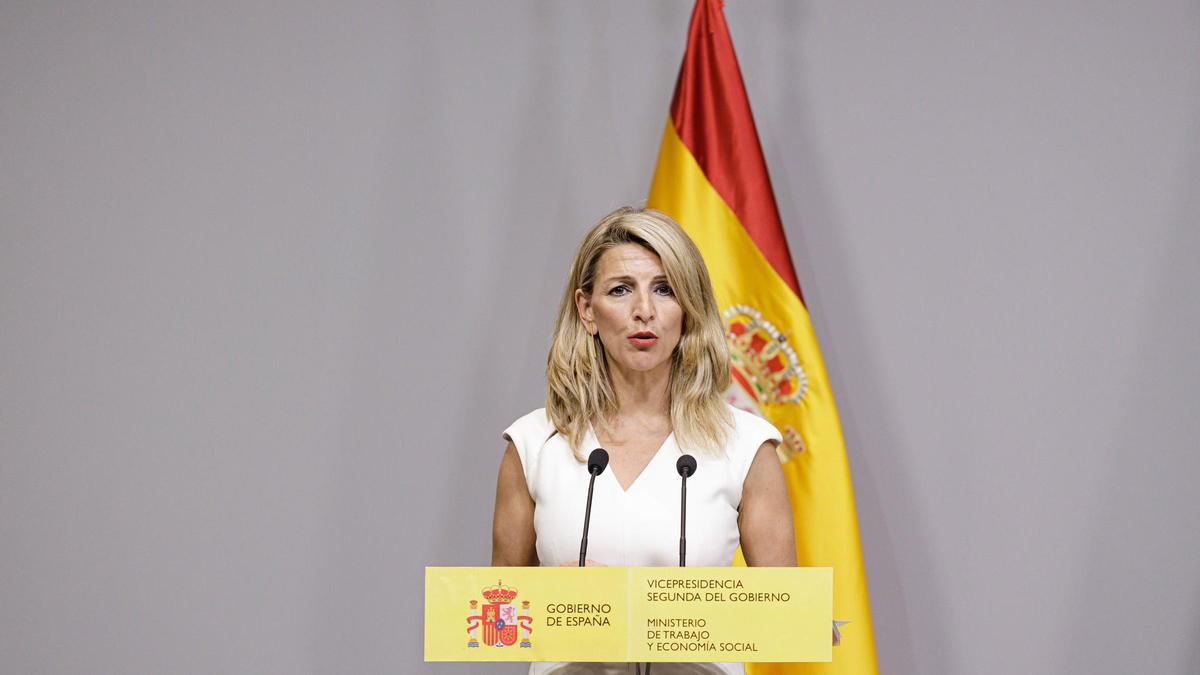 Estos son los planes de la ministar de trabajo, Yolanda Díaz