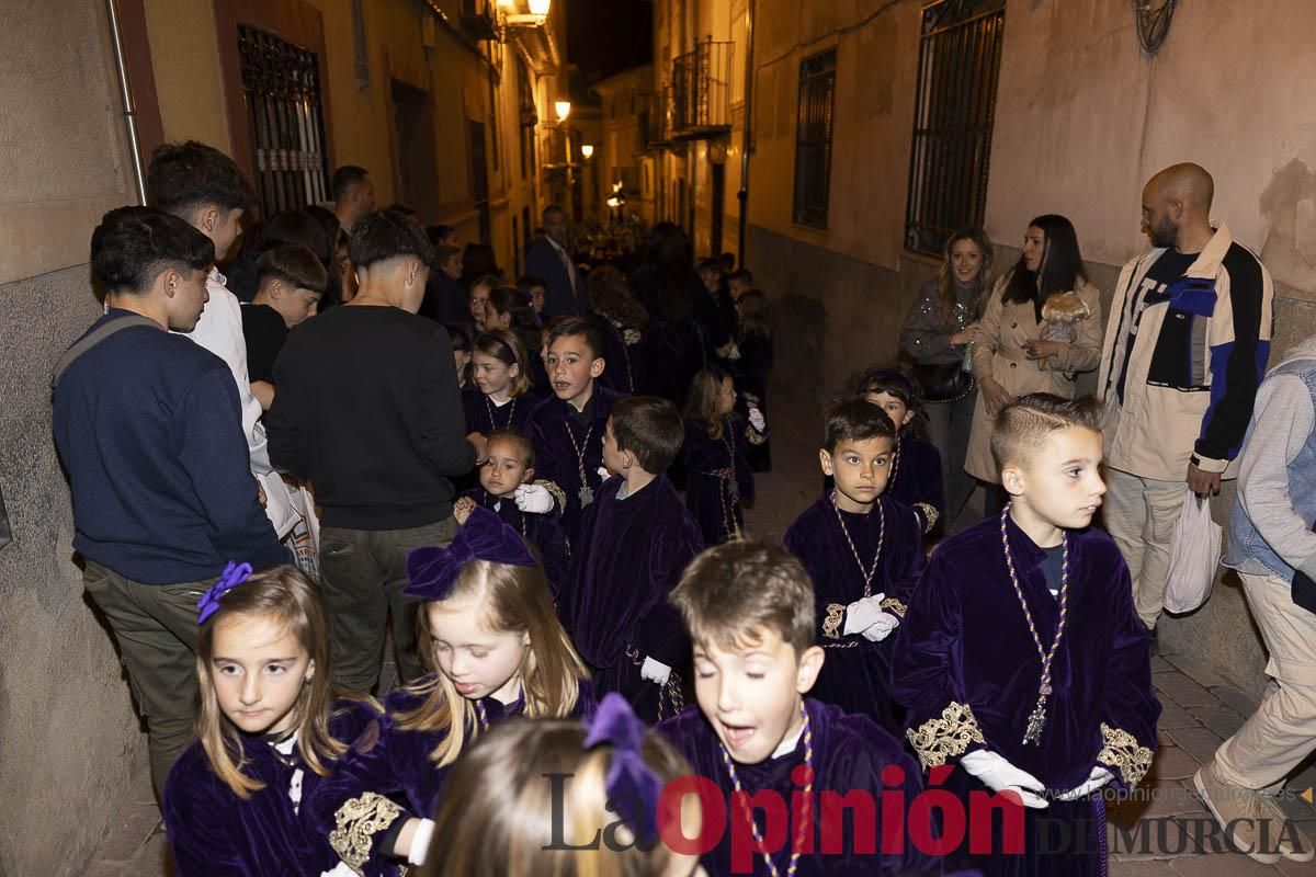 Los niños toman las calles de Caravaca en la procesión de Lunes Santo