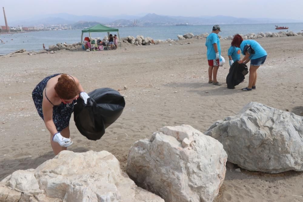 Limpieza del fondo marino en Málaga