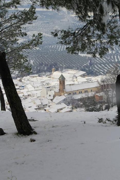 Nieve en Archidona.