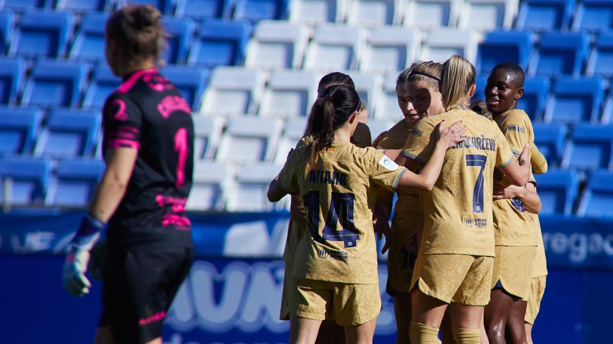 Un Barça imparable frena l’auge de l’Sporting de Huelva