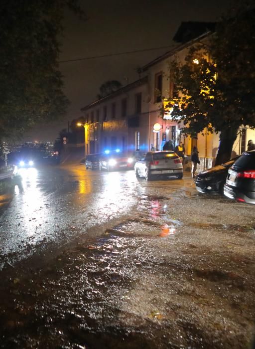 Control policial en Gijón a las carreras ilegales