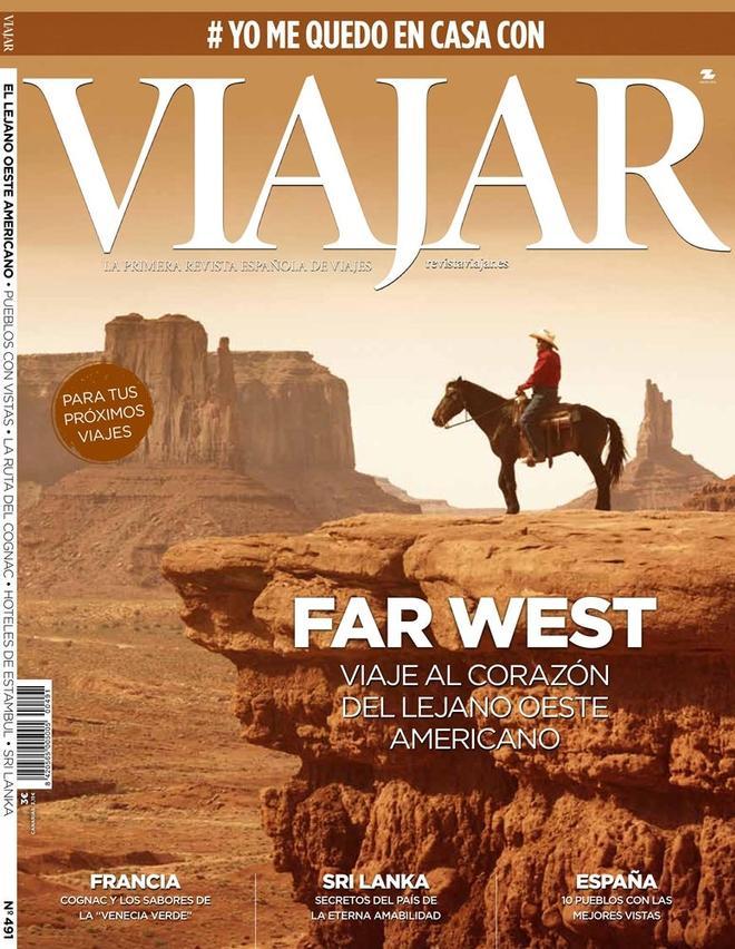 Portada de abril de la revista VIAJAR