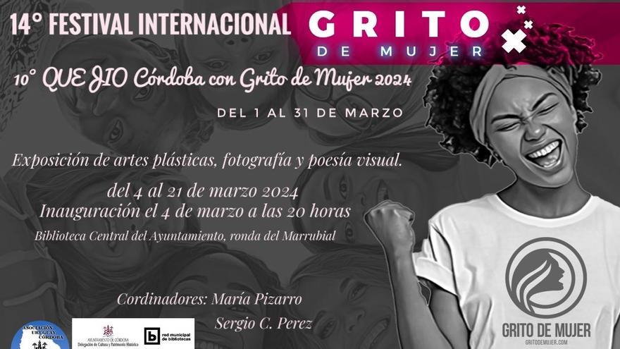 Llega a Córdoba una nueva edición del festival de poesía y arte Grito de Mujer