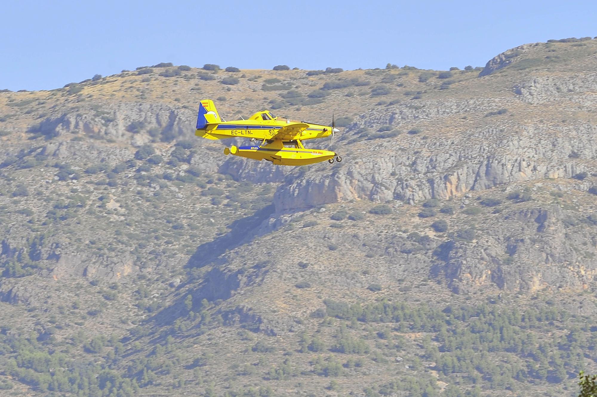 Pilotos en guardia contra los incendios