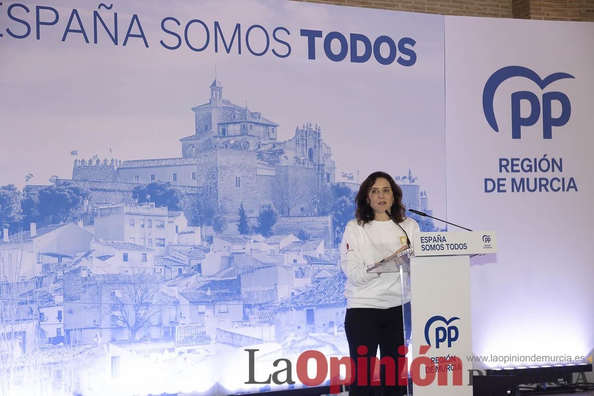 Así ha sido la visita de Isabel Díaz Ayuso a Caravaca de la Cruz