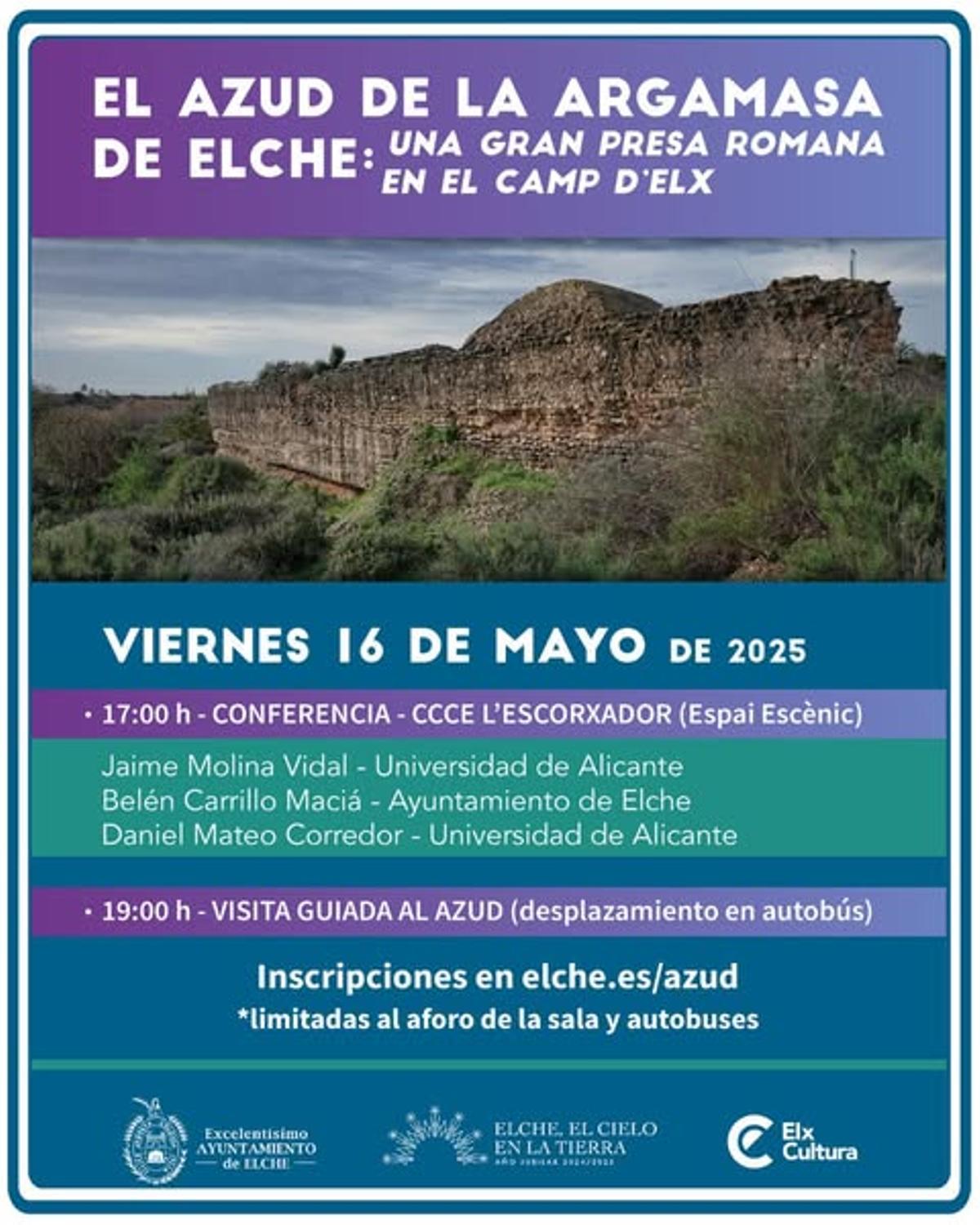 Cartel de la presentación del Assut Argamassa