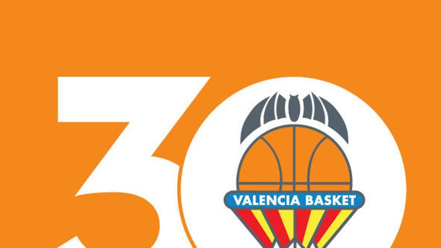El logo del 30º aniversario del Valencia Basket