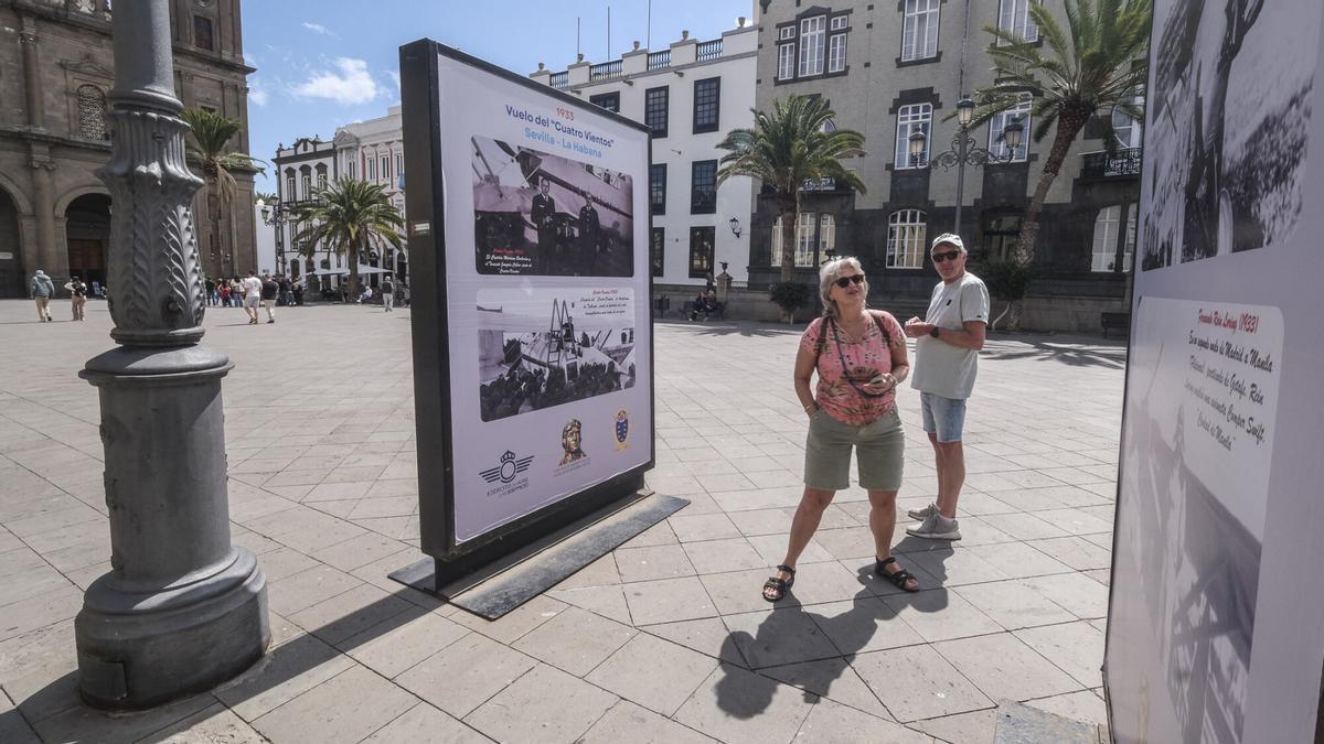 Exposición en las Casas Consistoriales sobre los valientes de la aviación española de principios del siglo XX