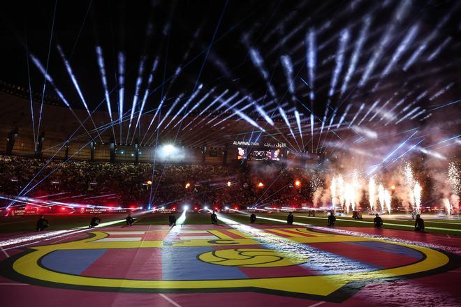 Supercopa de España. Semifinal FC Barcelona - Osasuna, las mejores imágenes