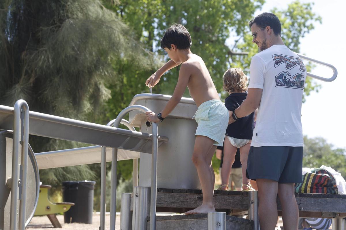 A.J.González Córdoba Ciudad de los Niños y las Niñas verano juegos de agua