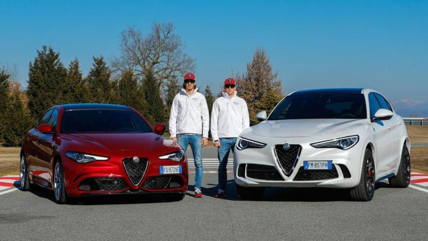 Räikkönen y Giovinazzi se sumergen en el universo Alfa Romeo en Balocco