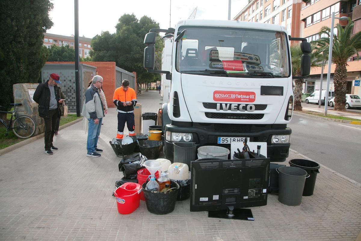 Otro detalle del ecoparque móvil.