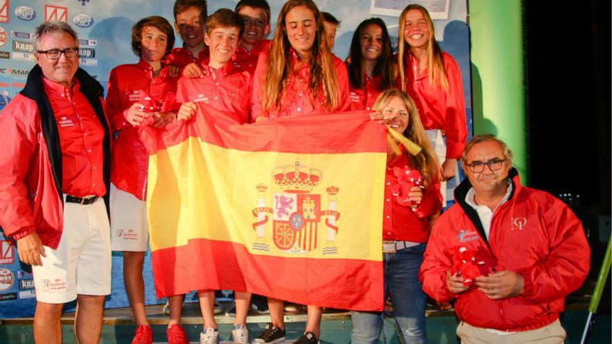 El equipo español al completo