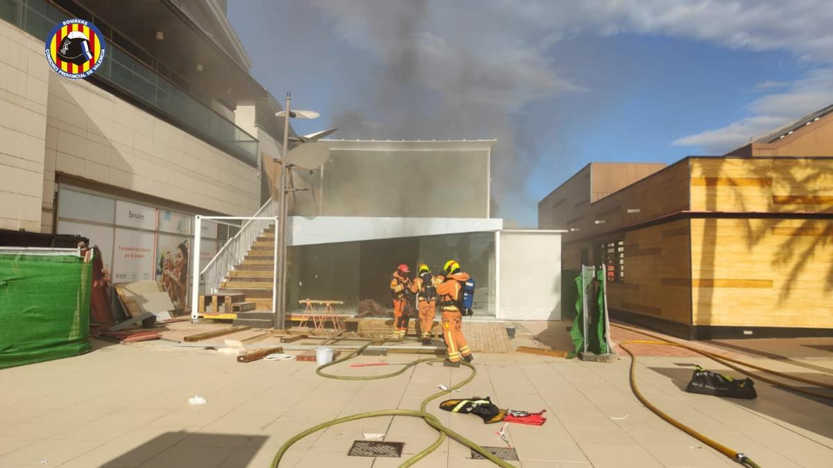 Incendio en un local de Bonaire.