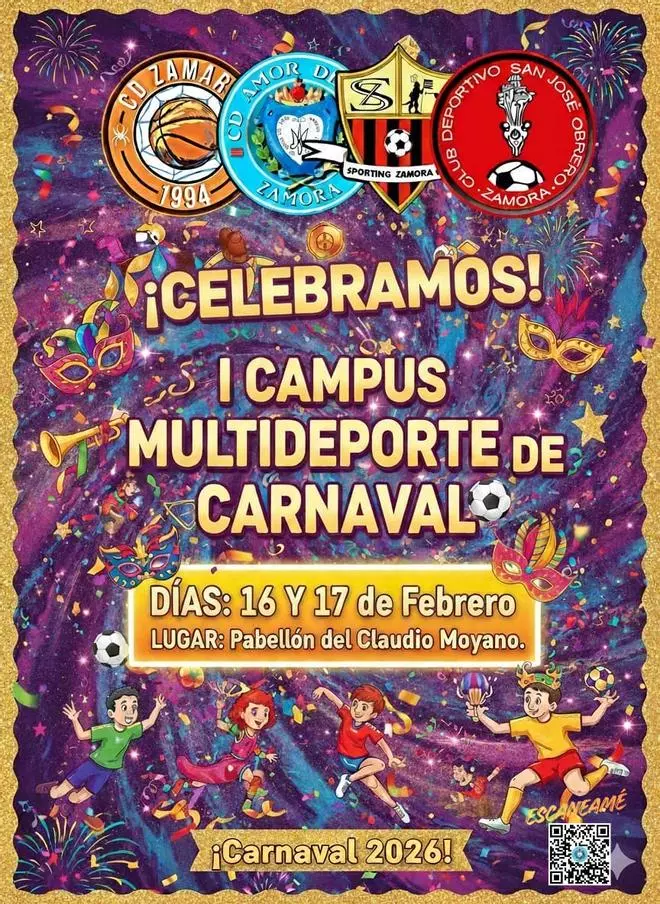 Un carnaval multideporte llega a Zamora