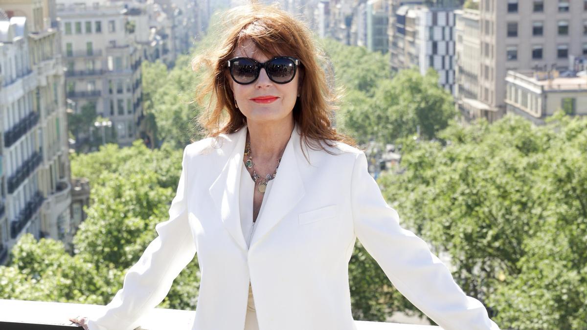 Susan Sarandon, en Barcelona.