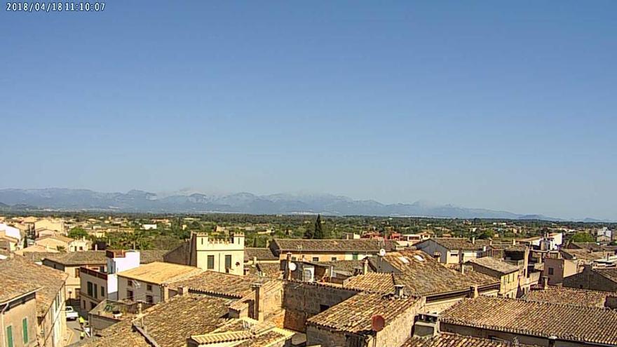 Endlich mal keine Wolken am Himmel über Mallorca.