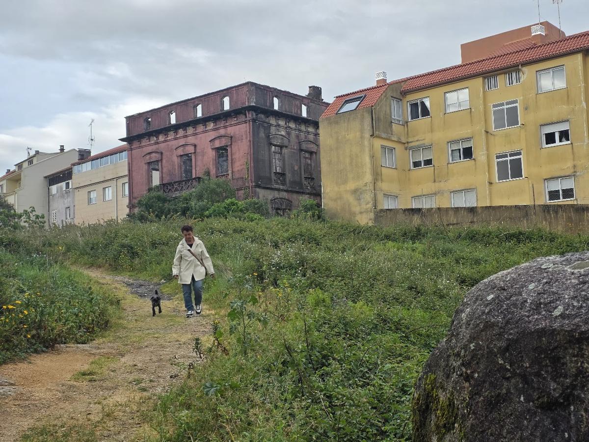 La parcela de O Castriño motivo de polémica.
