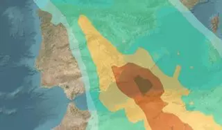 Las precipitaciones dejan paso al polvo del Sáhara, que teñirá el cielo de rojo