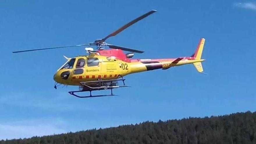 Els Bombers rescaten un escalador a la Gorra Frígia, a Montserrat