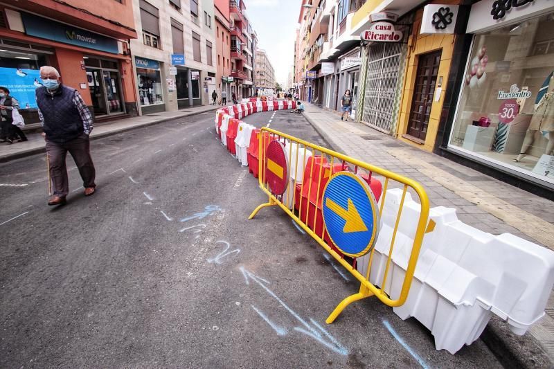 Peatonalización de la calle Heraclio Sánchez