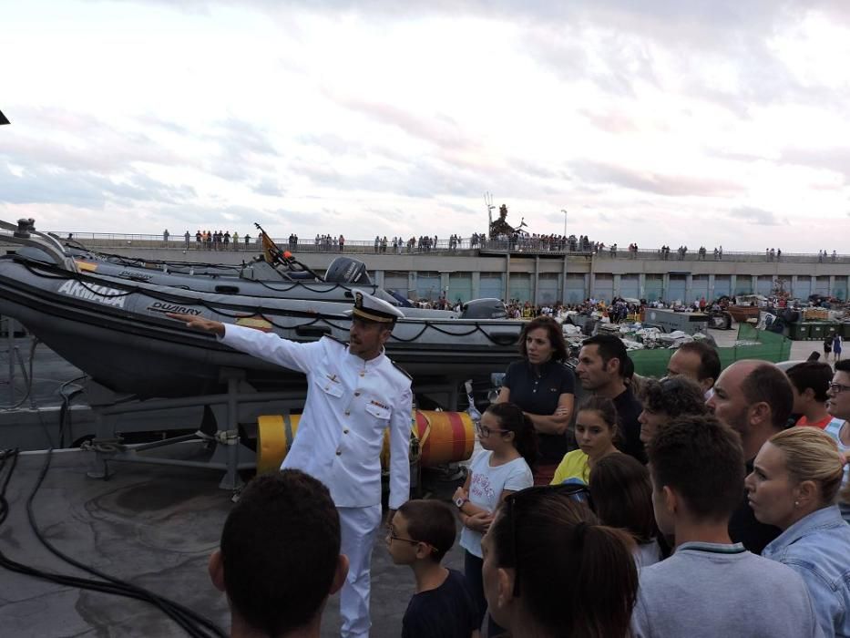 Jornada de puertas abiertas en Águilas con la Armada