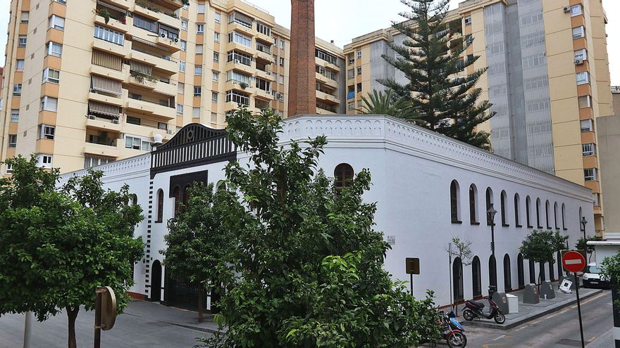 Edificio de la antigua Eléctrica Malagueña, luego Hidroeléctrica del Chorro, en la calle Maestranza, de 1922.