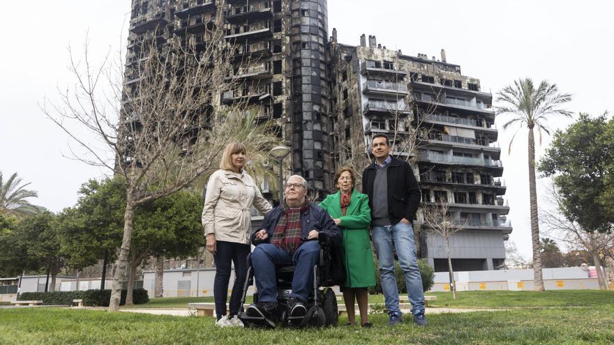 Los vecinos de Campanar, un mes después: &quot;Tenemos la esperanza de volver a nuestras casas algún día&quot;