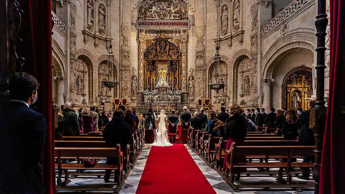 Ceremonia de una boda católica.