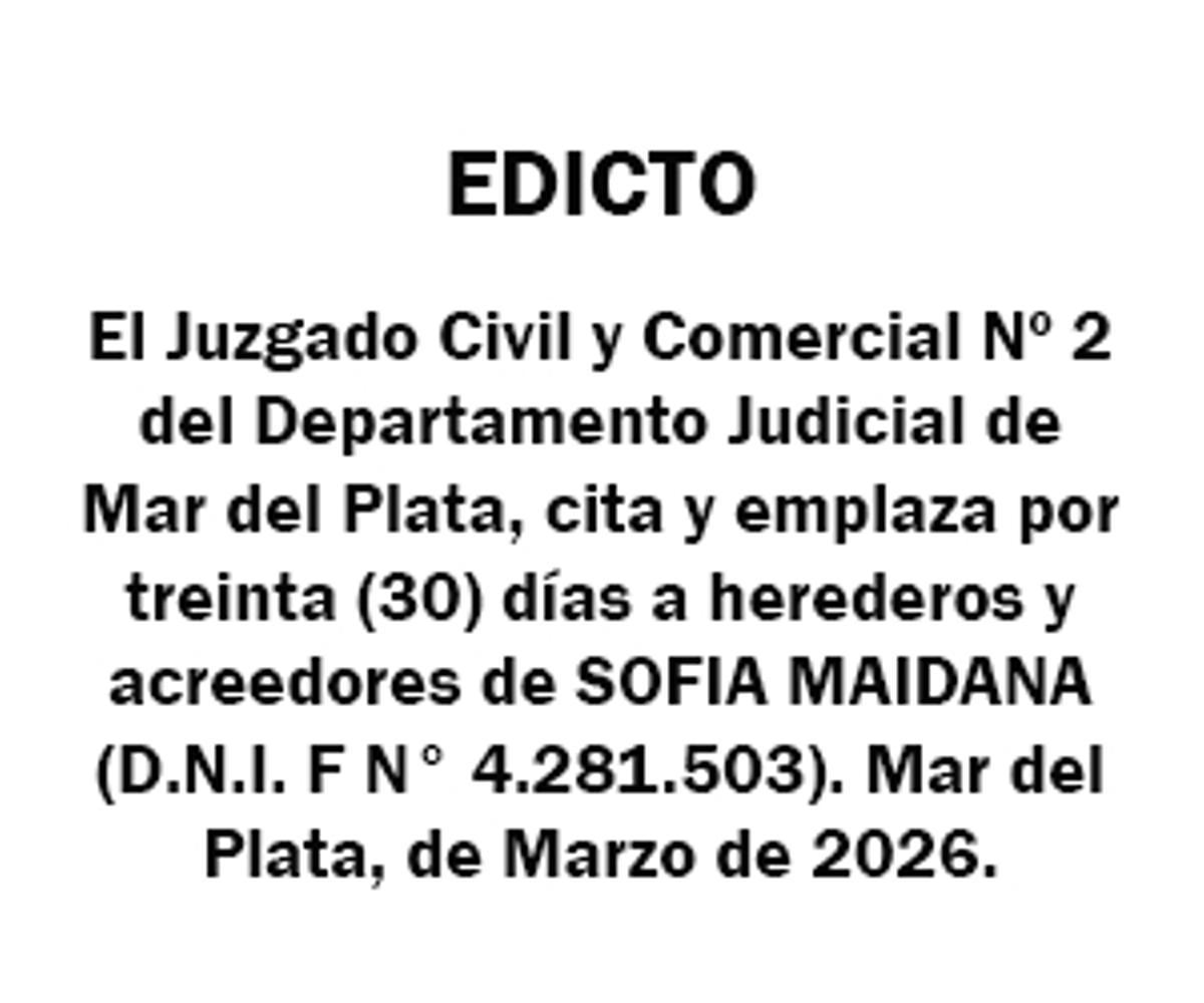 EDICTO