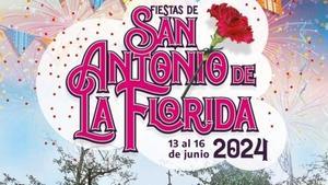 Cartel de las Fiestas de San Antonio de la Florida 2024.
