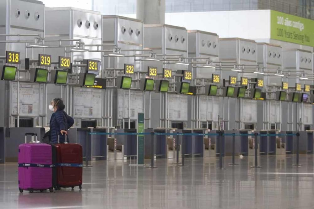 El Aeropuerto de Málaga en Estado de Alarma