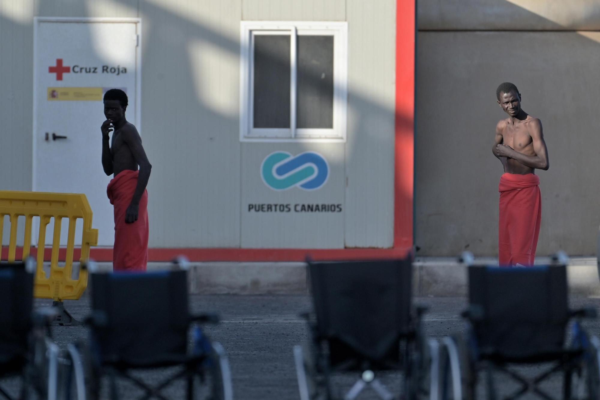 Migrantes llegados este martes a El Hierro