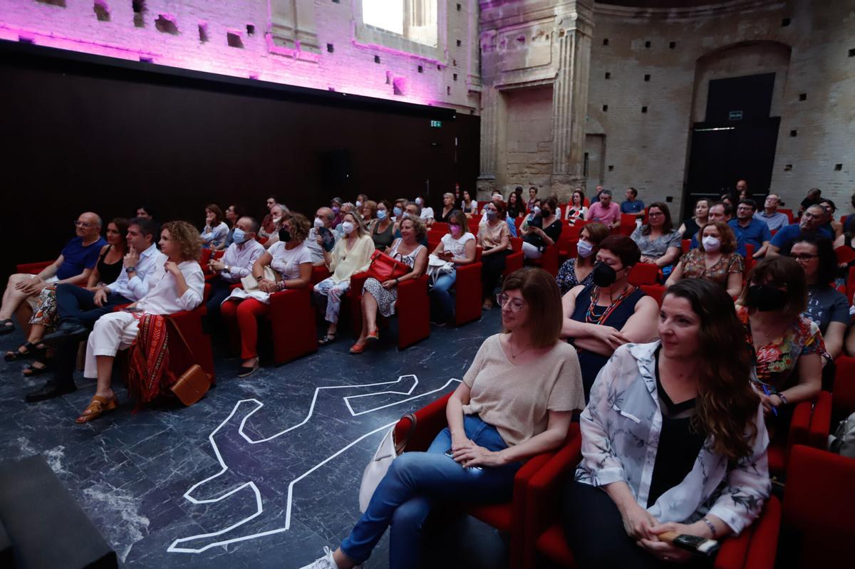 Asistentes a una de las mesa redondas de CordoBlack en la Sala Orive, en la edición de 2022.
