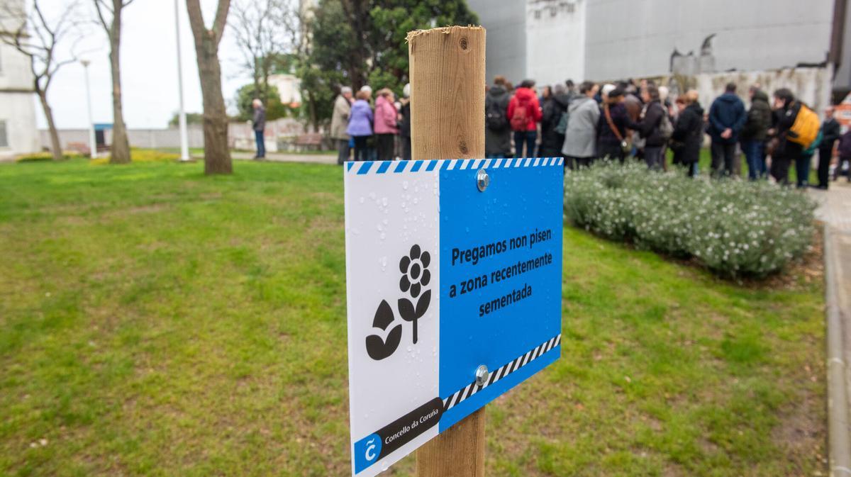 El espacio verde de uno de los barrios con mayor densidad de población de A Coruña ya se encuentra abierto al público.