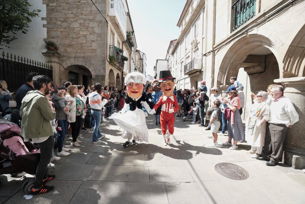 Los Cabezudos en las Fiestas de la Ascensión