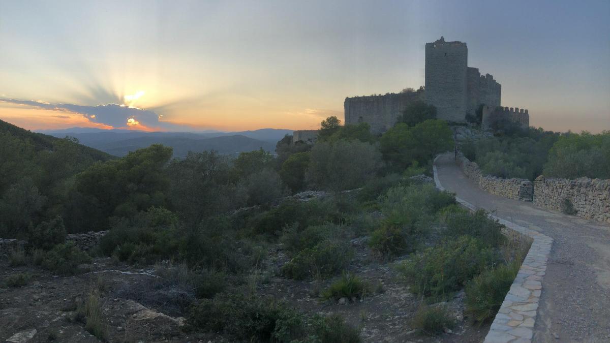 Atardecer desde el castillo de Pulpis.