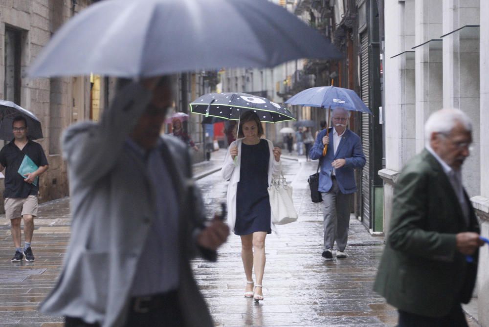 Ruixat a la ciutat de Girona