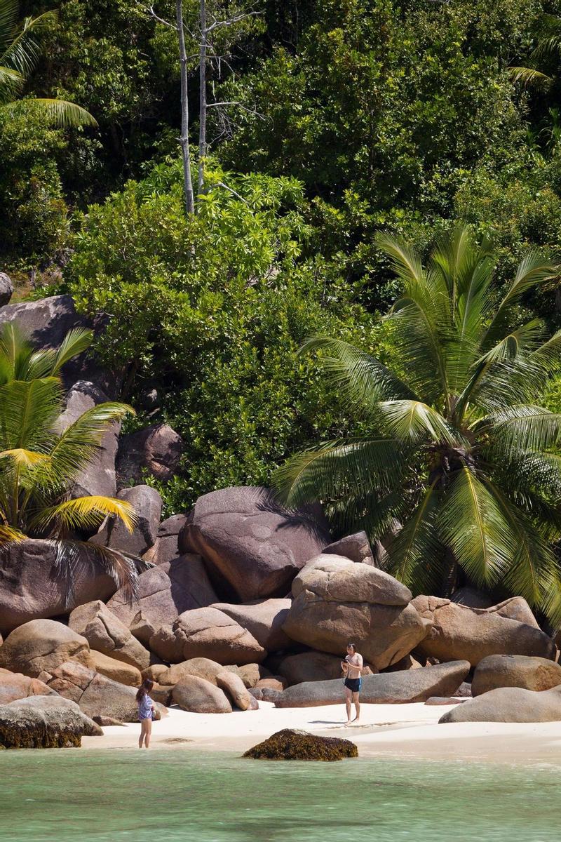 Playa Petite Anse Kerlan en la isla Praslin