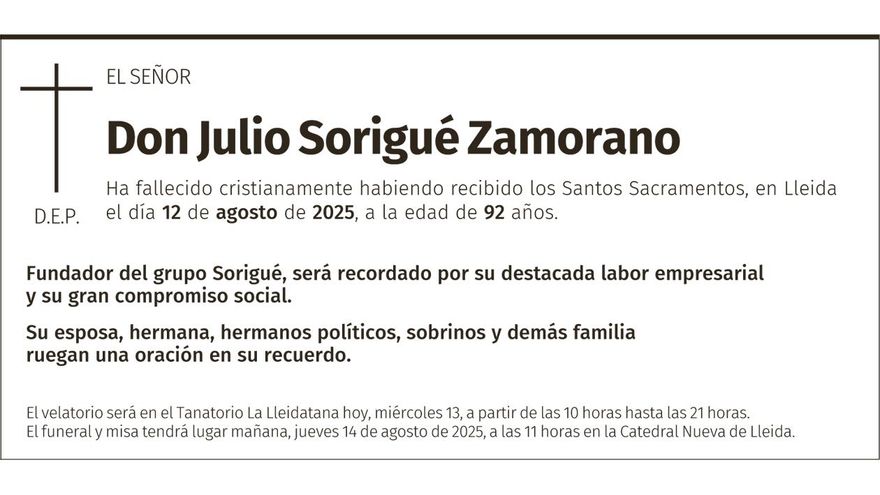 Julio Sorigué Zamorano