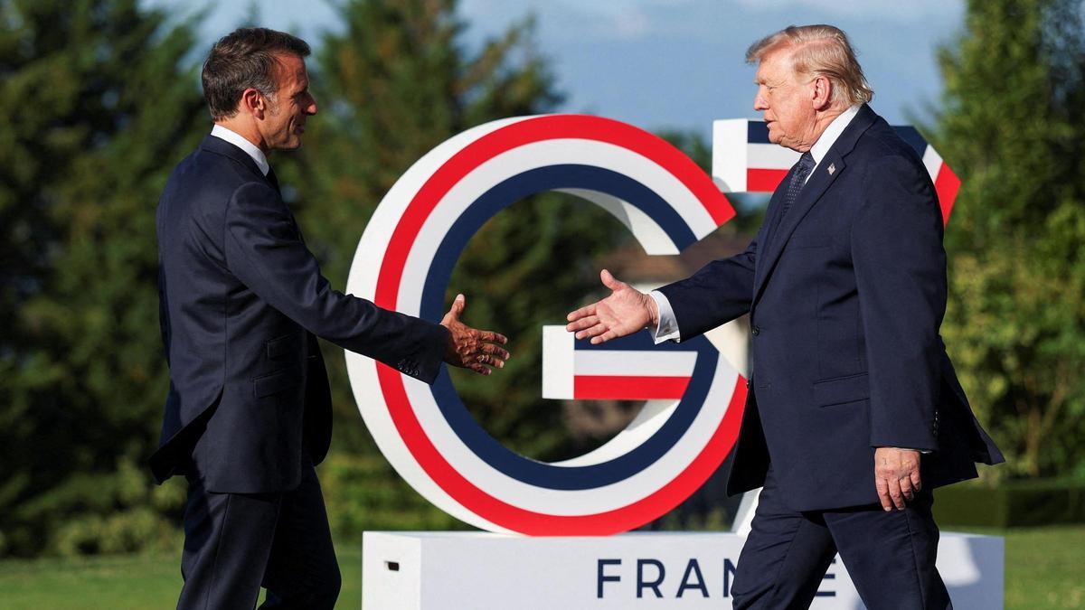 El G7 saluda el acuerdo de paz con Irán y Trump proclama en Francia: "El estrecho de Ormuz estará completamente abierto el viernes"