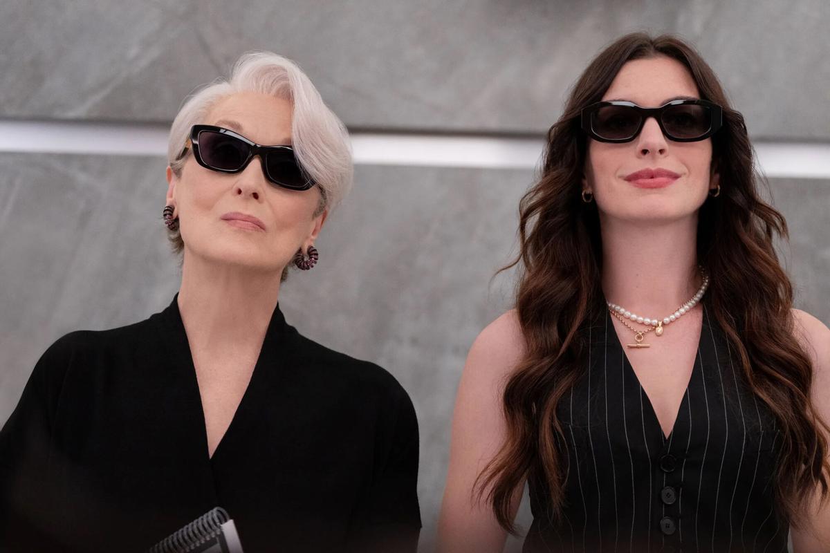 Meryl Streep y Anne Hathaway, protagonistas de 'El diablo viste de Prada' y su secuela.