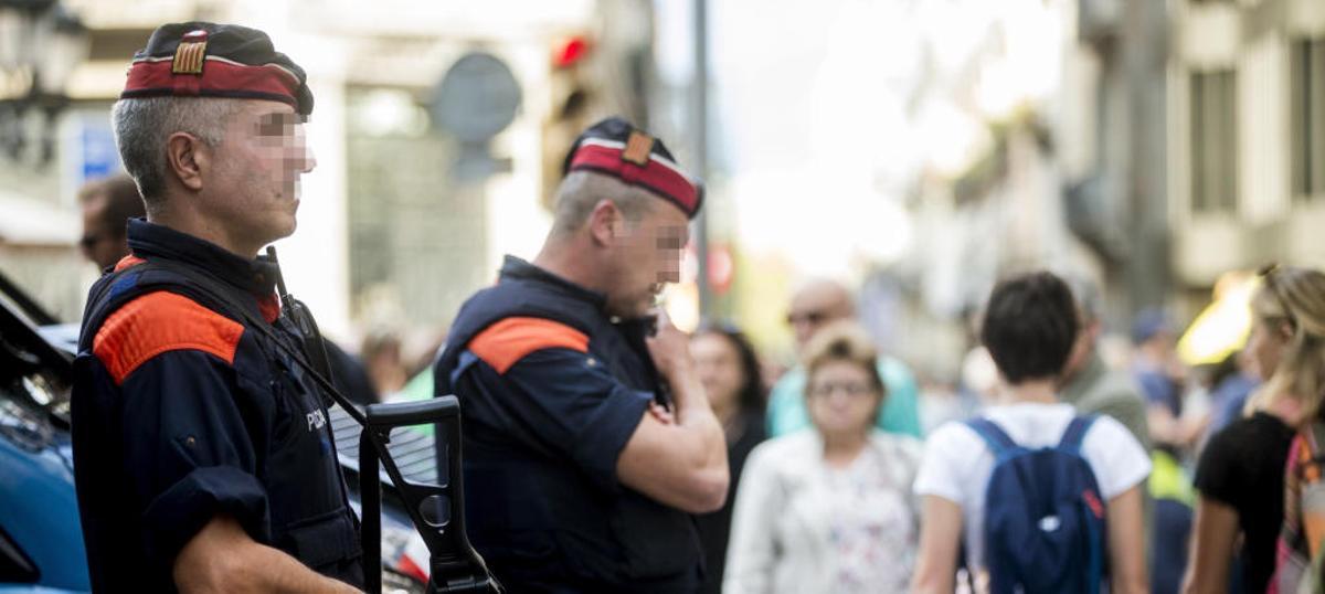 Agents dels Mossos d'Esquadra.