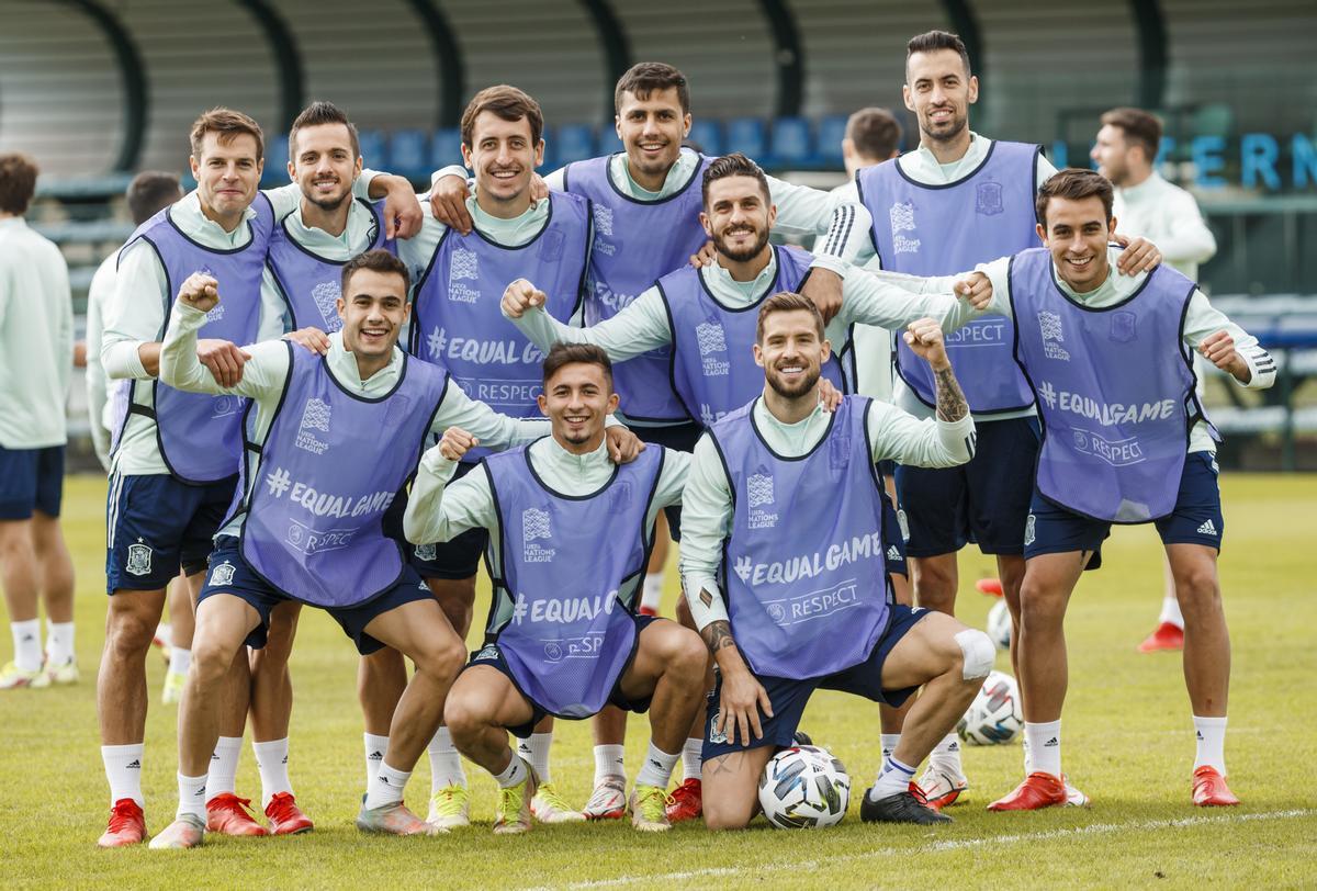 Los ganadores del partido de entrenamiento de España en Interello