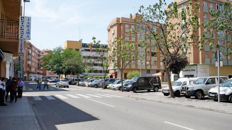 Parte de la calle Villalpando, Zamora capital.